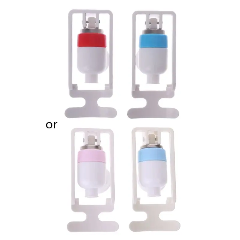 2 Teile/satz Wasser Dispenser Ersatz Push-Typ Weiß Kunststoff Tap Wasserhahn