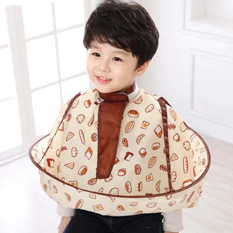 New Professional Kids Hairdresser Hairdressing Hair Cutting Gown Barber Children\'s Cape apron cloak cartoon baby Cloth Barber Sa