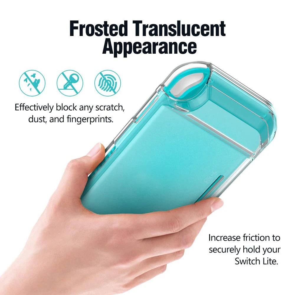 Protective Cover For NS Lite Soft Transparent TPU Case For Nintendo Switch Lite Console Anti-fall Shockproof Anti-fingerprint