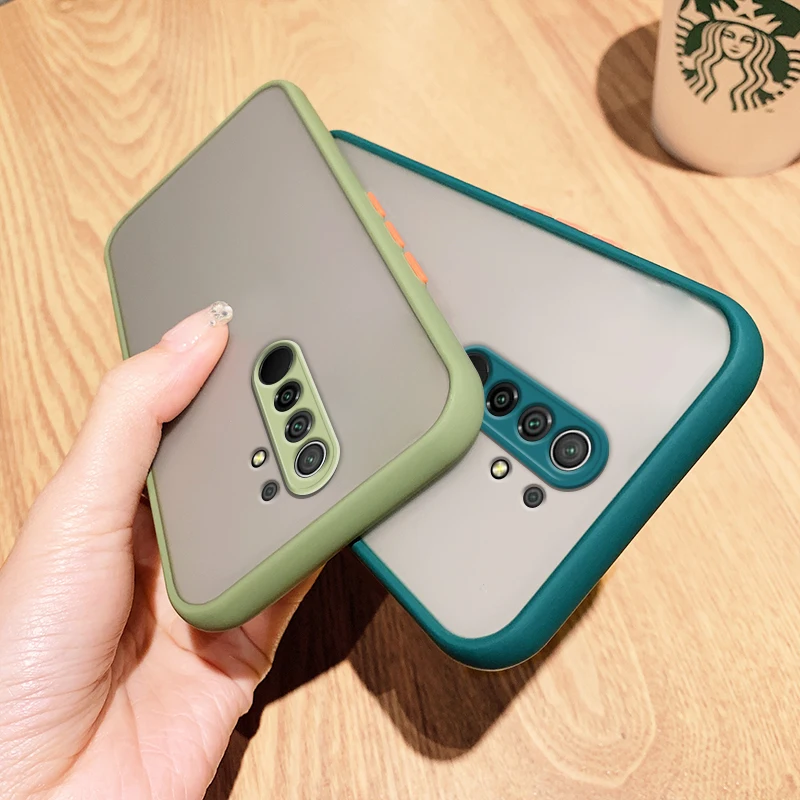 Silicon Candy Color Case For Xiaomi Redmi 9 Case Shockproof Soft edge Cartoon Plain Color Back Cover For Redmi 9 Protection Case