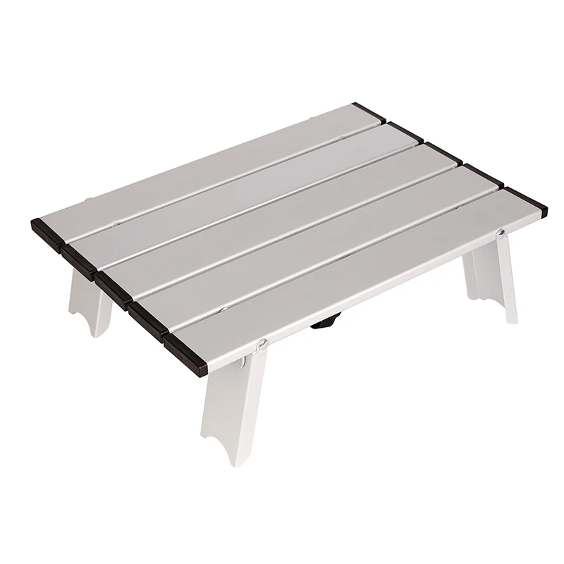 

small table Folding table camping beach outdoor mini ultra light aluminum folding table computer table 41cm BBQ table