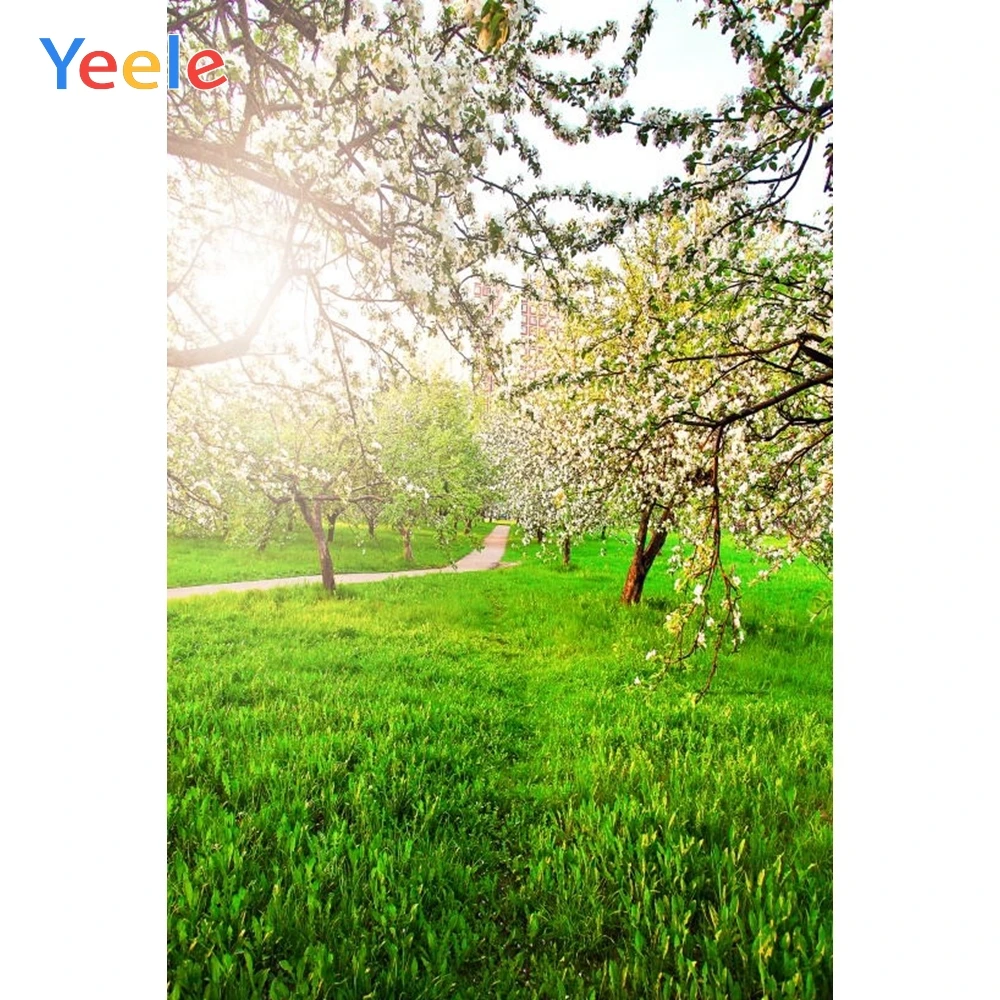 

Spring Flower Grassland Nature Scenery Baby Portrait Photography Backdrops Photographic Background For Photo Studio Photophone