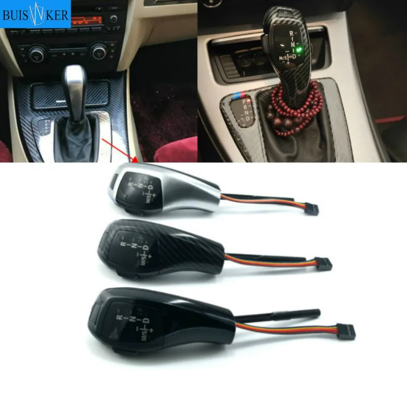 

Auto Accessor LED Gear Shift-Knob Shifter Lever For BMW 1 3 5 6 Series E90 E60 E46 4D E39 E53 E81 E82 E87 E90 E92 E93 E83 X3 E64