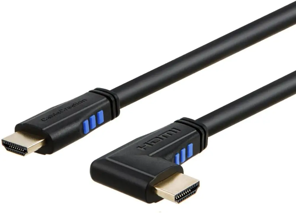 

Left Angle 90 Degree Vertical Left 4K HDMI 2.0 Cable, Support 4K Ultra HD, 3D Video, Ethernet, Audio Return Channel