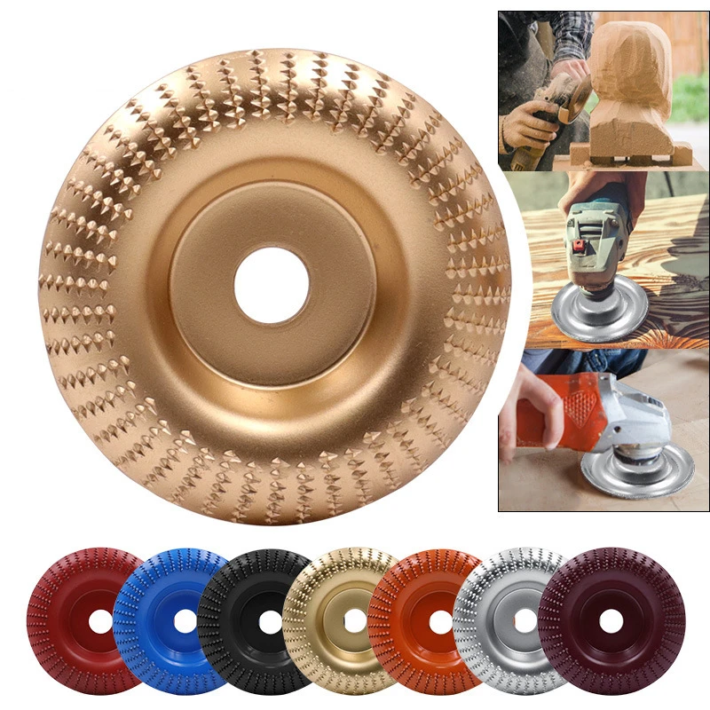 

Woodworking polishing wheel angle grinder plastic thorn disk curved plane bevel tea disk root carving wood file polishing disk