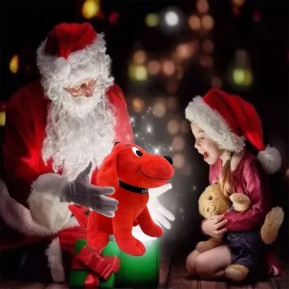 Clifford The Big Red Dog Plush Toy Cartoon Anime Plushie Figure Soft Stuffed Animal Puppy Doll Gift for Fans Girls  Birthday - view 3