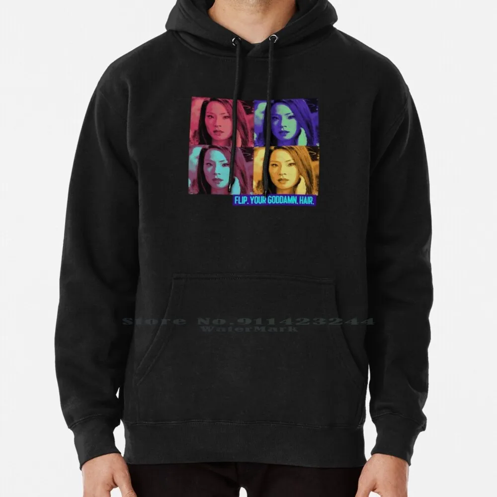 Charlie's Angels : Flip Your Hair Hoodie Sweater 6xl Cotton Charlies Angels Lucy Liu Alex Munday Flip Your Hair Flip Your