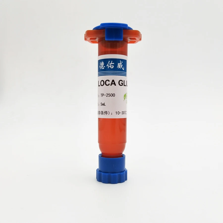 TP-2500 5ml UV Colla UV LOCA Liquido Ottico Adesivo Trasparente tp2500 Uv Colla Per Touch Screen di Samsung Galaxy iPhone