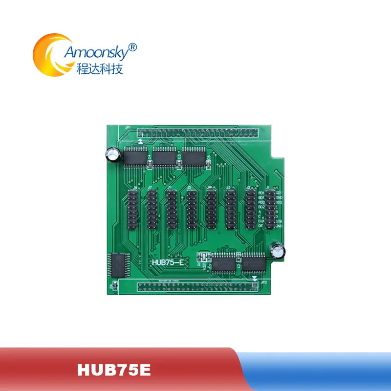 LED Display Modul Panel Adapter Board Hub Karte Hub75b Hub75e Hub08 Hub12 Arbeit mit Linsn RV901T RV801D Nova Farblicht
