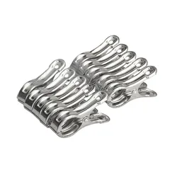 Clothes Peg 10PCS Outfit Stainless Steel Beach Towel Clips Keep Your Towel From Blowing Away Drop shipping Utility clothespins