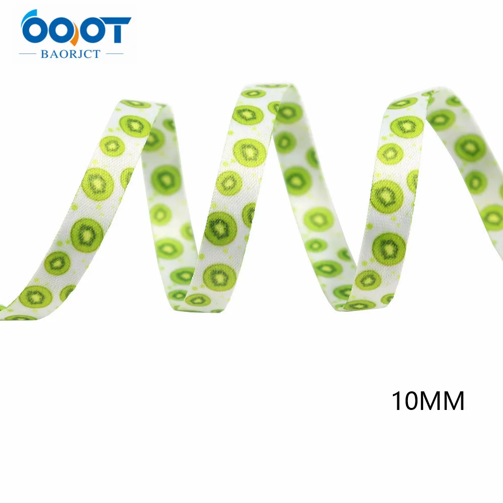 3/8 Inch M-21603-760 Double-Sided Fruit Series Thicken Ribbon 10 Yards DIY Dog Collar Leash Mobile Phone Chain Kettle Webbing