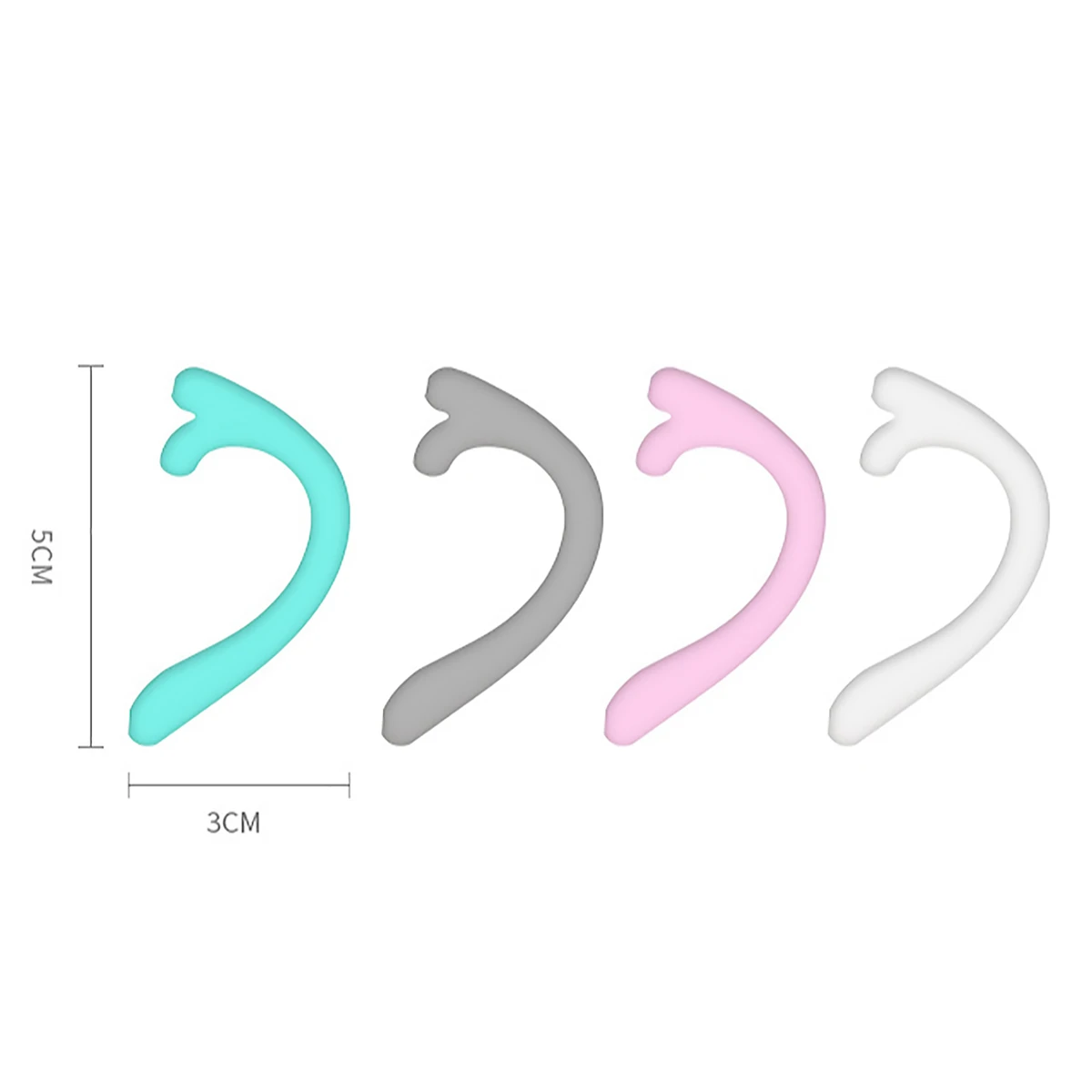 ゼンハイザーie80sie60オーディオテクニカls70is用イヤーフック,インイヤー,ソフトシリコン,スポーツ,落下防止