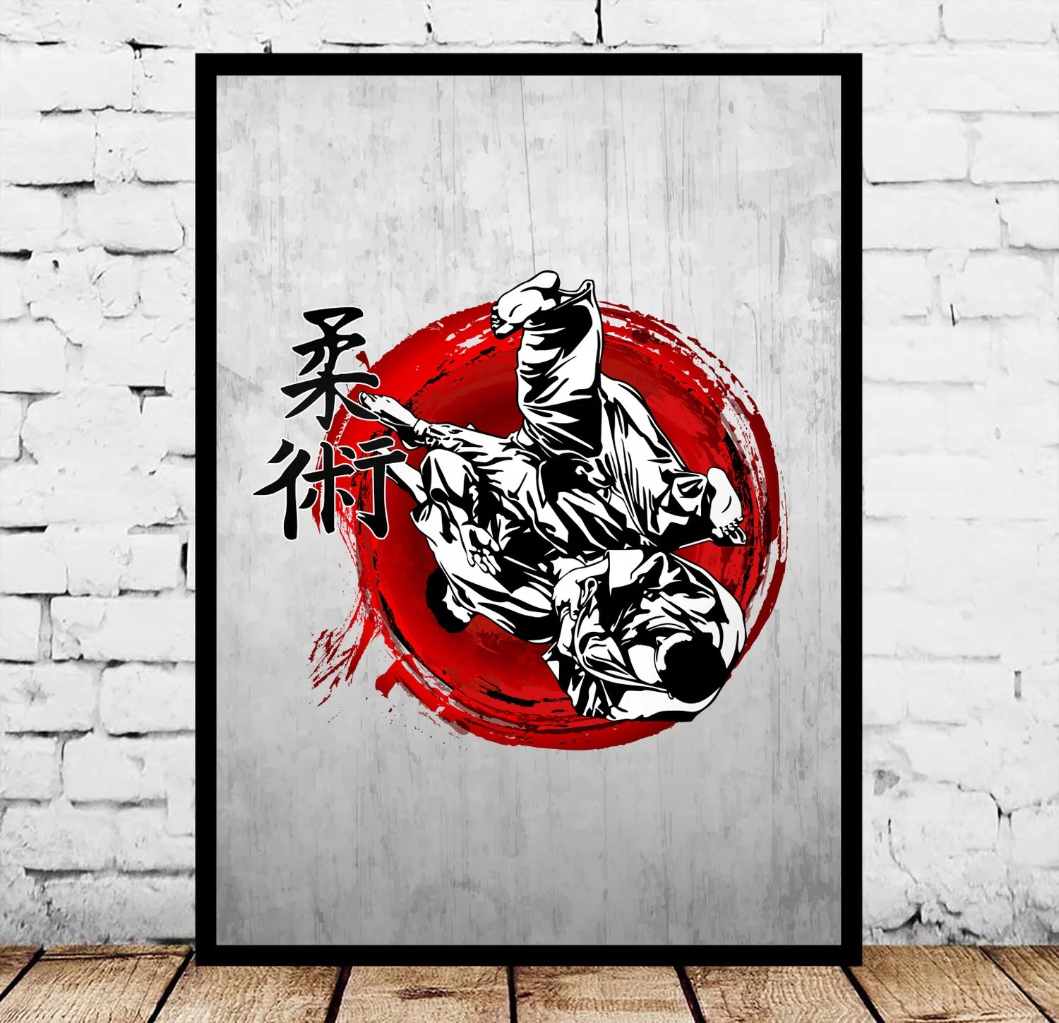 Japanese Japan Art Aikido Gojuryu Karate Judo Jujitsu Kanji Jujitsu Karate Poster