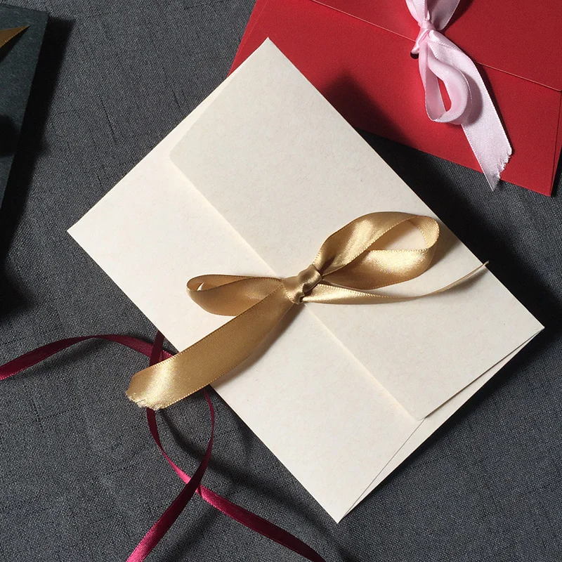 40pcs/lot Silk Ribbon Solid Color Envelopes Packaging, European Nenvelopes, Silk Scarves, Masks and Gift Packaging