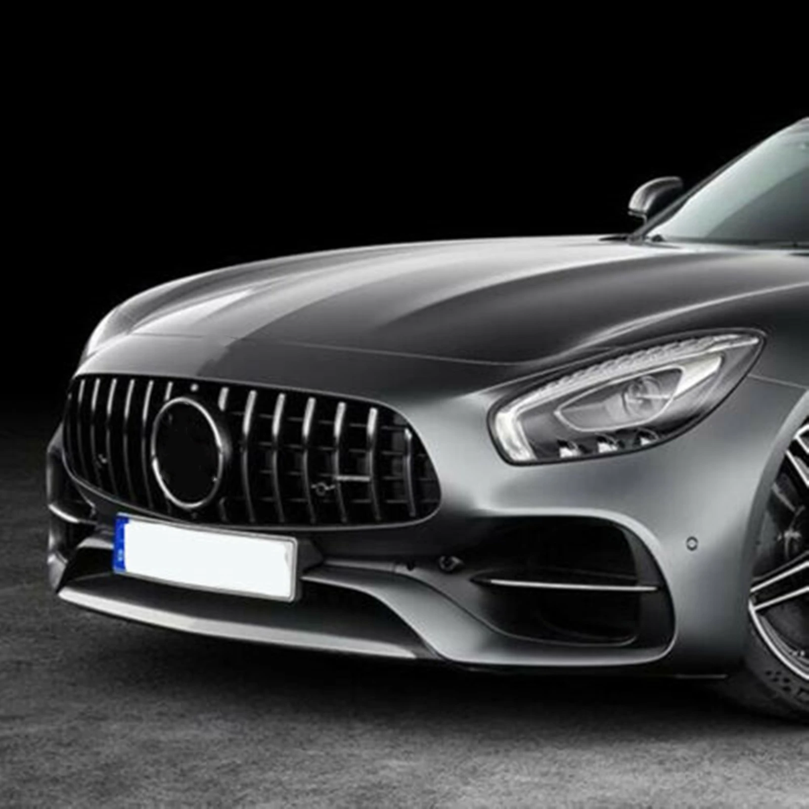 

Front Grille Upper Bumper Hood Mesh Grid For Mercedes-Benz AMG GT S W190 C190 R190 GTS 2015-2017 GT40 GT53 GTC 63 Coupe 2-Door