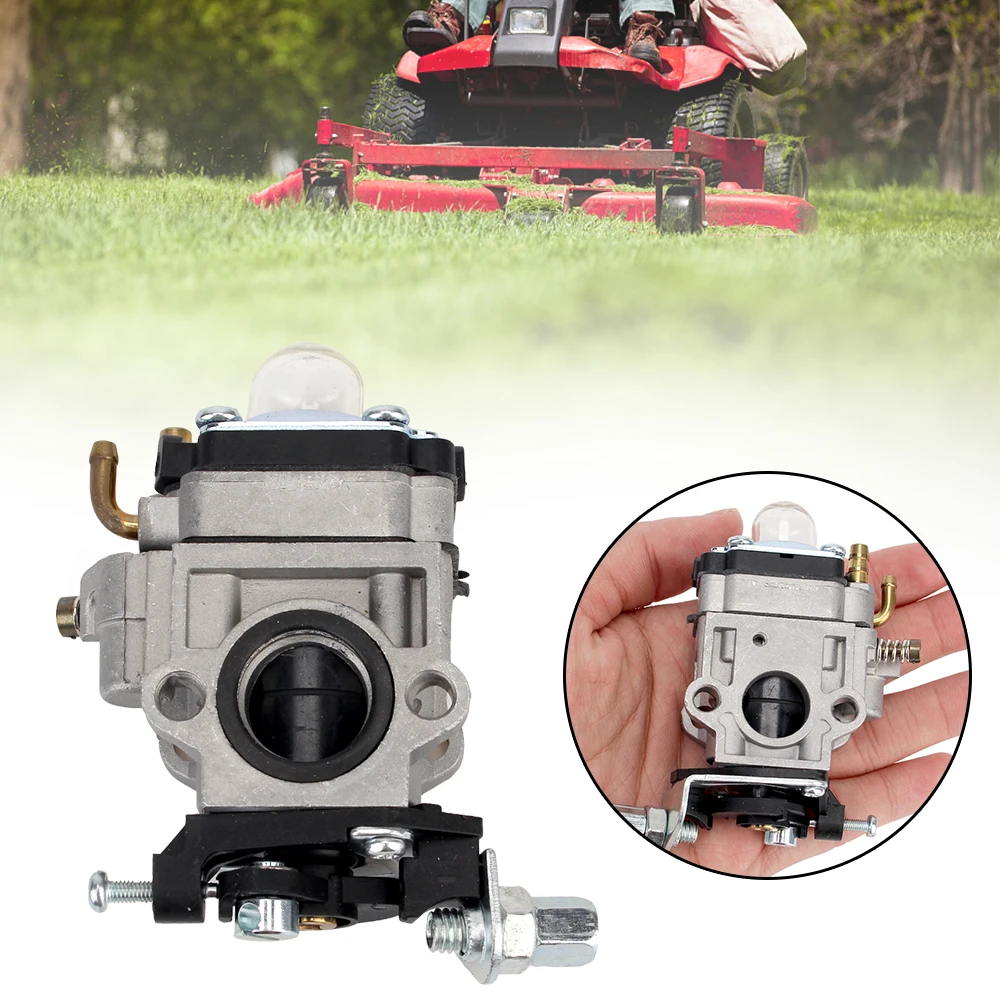 Gaźnik 15mm do mini skutera ATV 40cc-49cc podkaszarka do trawy piła łańcuchowa Carb benzyna kosa do zarośli akcesoria motocyklowe