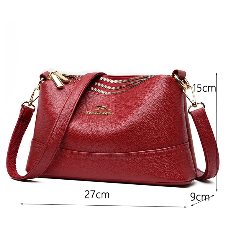 Luxury Designer Handbag High Quality Leather Crossbody Bags For Women 2024 New Fashion Ladies Shoulder Bags Purses And Handbags