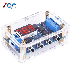 DC 5V-36V 12V 24V Dual MOS LED Digital Time Delay Relay Trigger Cycle Timer Delay Switch Circuit Board Timing Control With Case