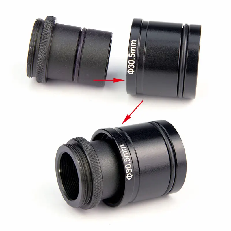 Microscope Standard C-Mount Lens Adapter for Digital CCD Camera 23.2mm 30mm 30.5mm Adapter Ring