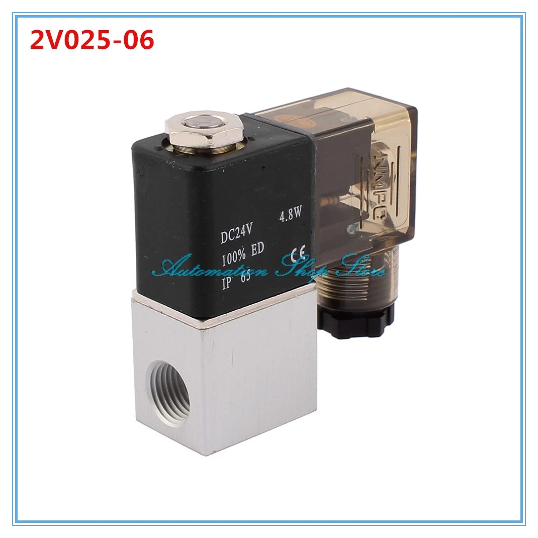 DC12V DC24V AC110V AC220V 2Port 2Pos 1/8