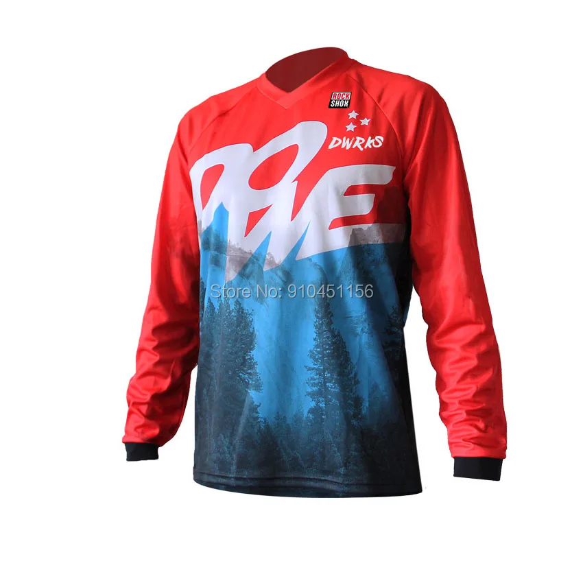 2022 bike jersey enduro motocross jersey  dh bmx downhill ciclismo speed mx mtb  jersey t-shirts mtb man long sleeve