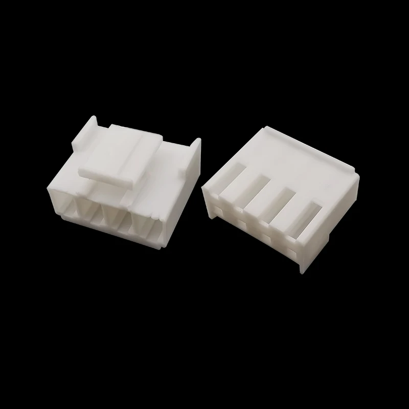 50Pcs White VH 3.96 3.96mm Pitch 2/3/4/5/6/7/8 Pin Shell Housing Connector Female Plug Adapter
