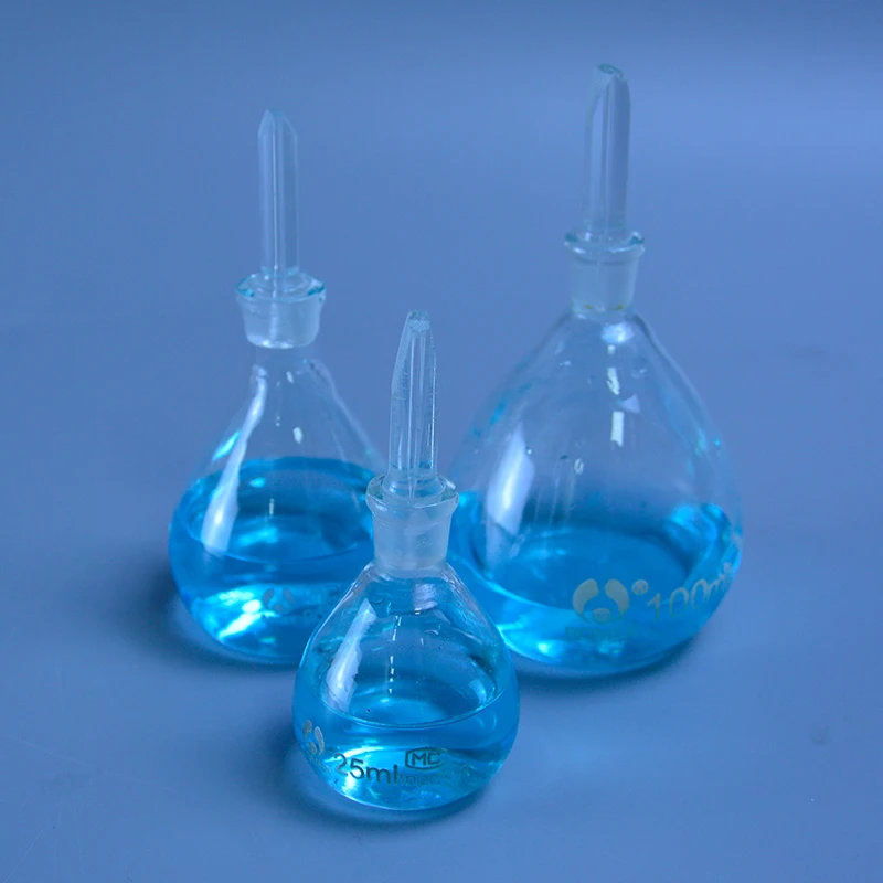 100ml Glass Specific Gravity Bottle Pycnometer Class A Science Labware Medical