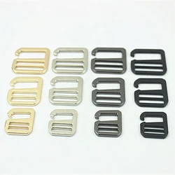 1piece Metal 6-shaped Adjuster Buckle Tri-glider Hook Clasp for DIY Leather Craft Bag Backpack Shoulder Strap Belt