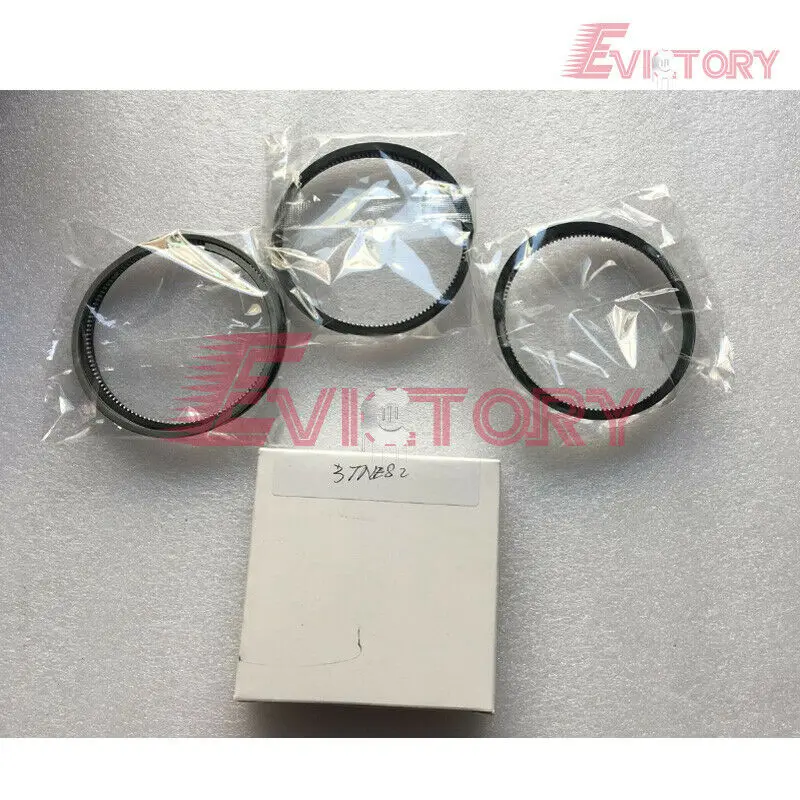 3TN82E 3TNE82 3TNE82A Piston ring + 0.50 gasket bearing valve con rod