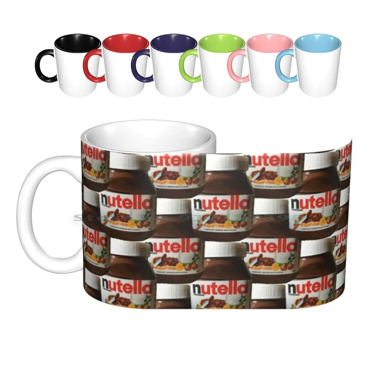 Nutella Digital Dream Keramik Tassen Kaffee Tassen Milch Tee Becher Zucker Nutella Foodie Lebensmittel Foodgasm Nom Yummy Perfekte Lecker Kreative