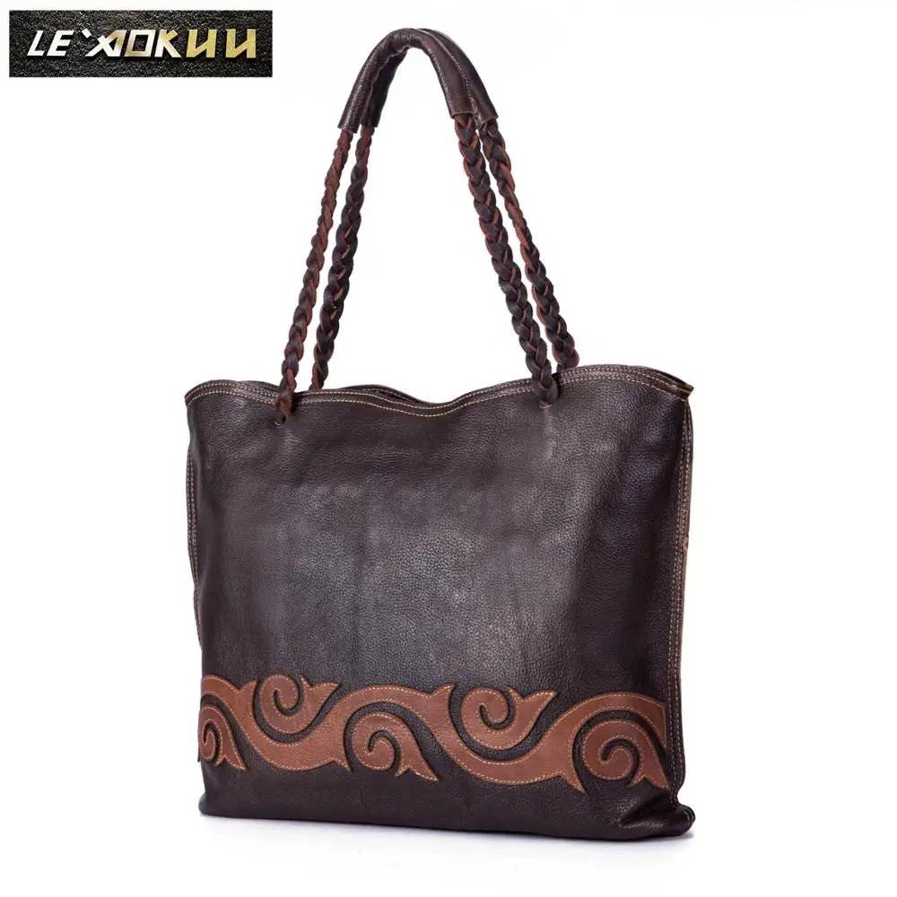 

2019 100% Quality LEATHER Famous Brand Luxury Ladies Large Shopping handbag Shoulder bag Women female ol elegant Tote bag 6777-c