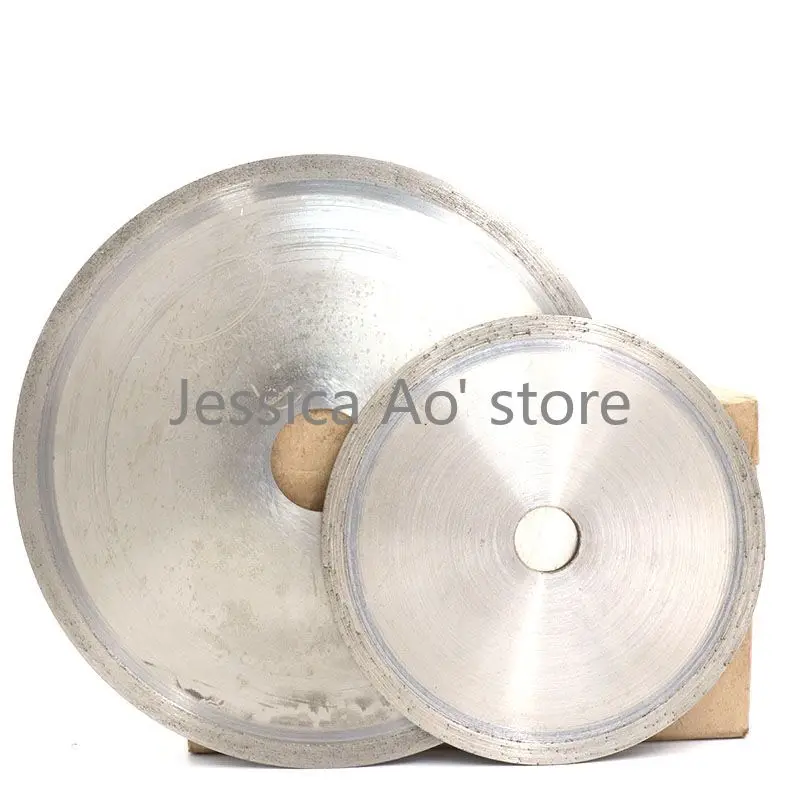 100-150mm 4-6 Inches Power Tool Electric Mill Diamond Circular Saw Blade No Teeth Glass Agate Jade Cutting Blade Thin Disc