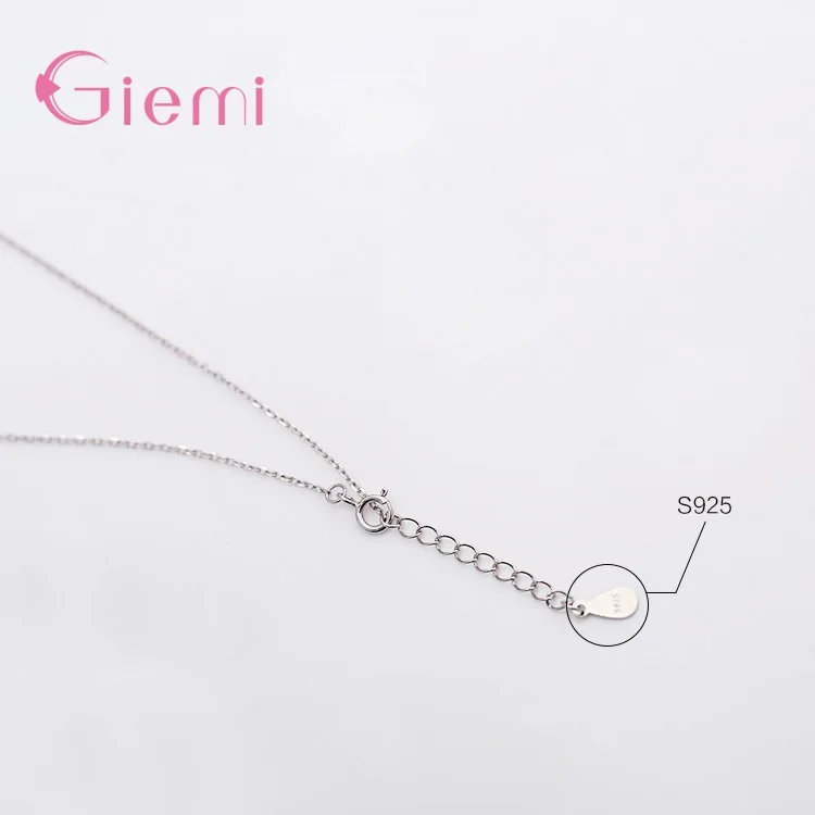 925 Silver Needle Cross Necklace&Pendant Women Fashion Jewelry Minimalist Tiny Chain Necklaces Female Accessories