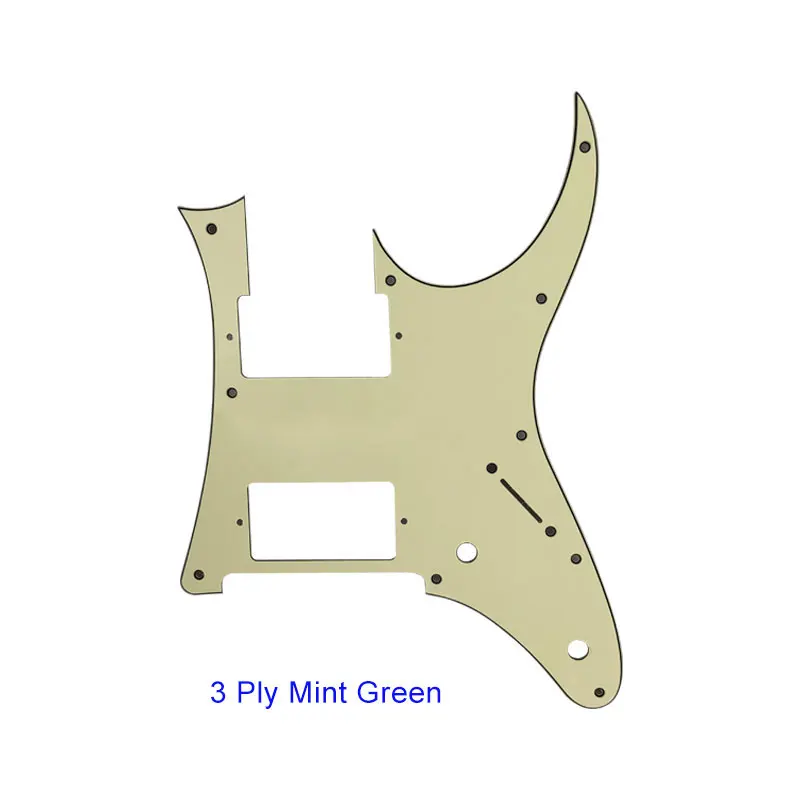 Xinyue Custom Guitar Parts For 10 Hole Screws MIJ Ibanez RG 2550Z Guitar Pickguard Humbucker HH Pickup Scratch Plate Many Colors