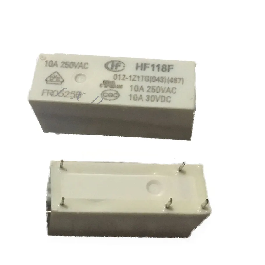 

HOT NEW relay HF118F-012-1Z1 HF118F 012 1Z1 HF118F0121Z1 12VDC DC12V 12V 10A 5PIN