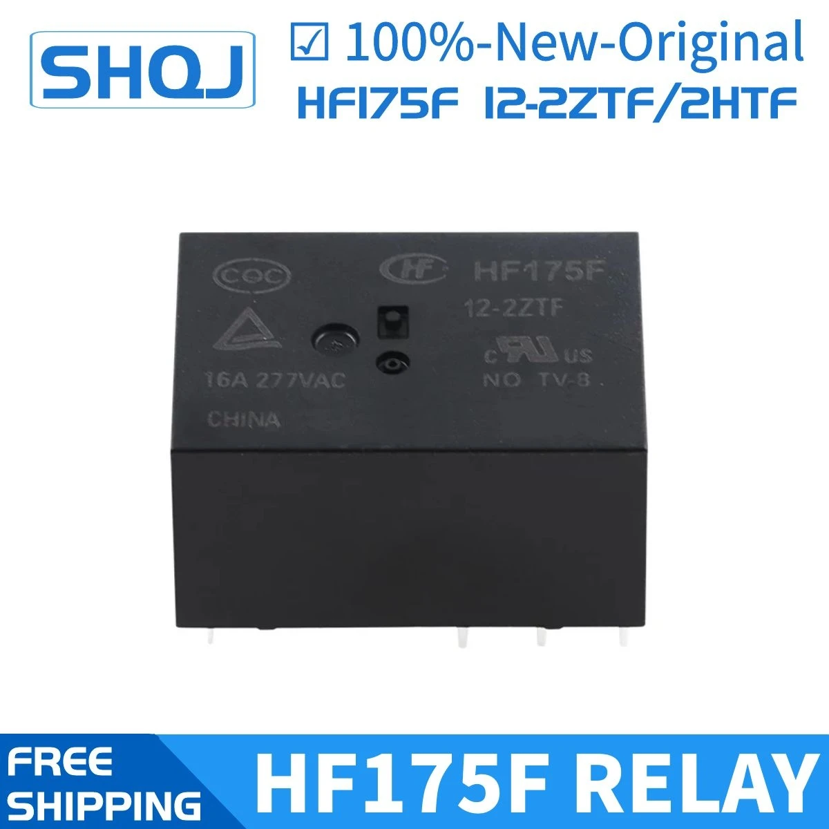 

5 шт. HF реле HF175F 12-2ZTF 24-2ZTF 5-2ZTF -2HTF 100%-Новый-оригинальный