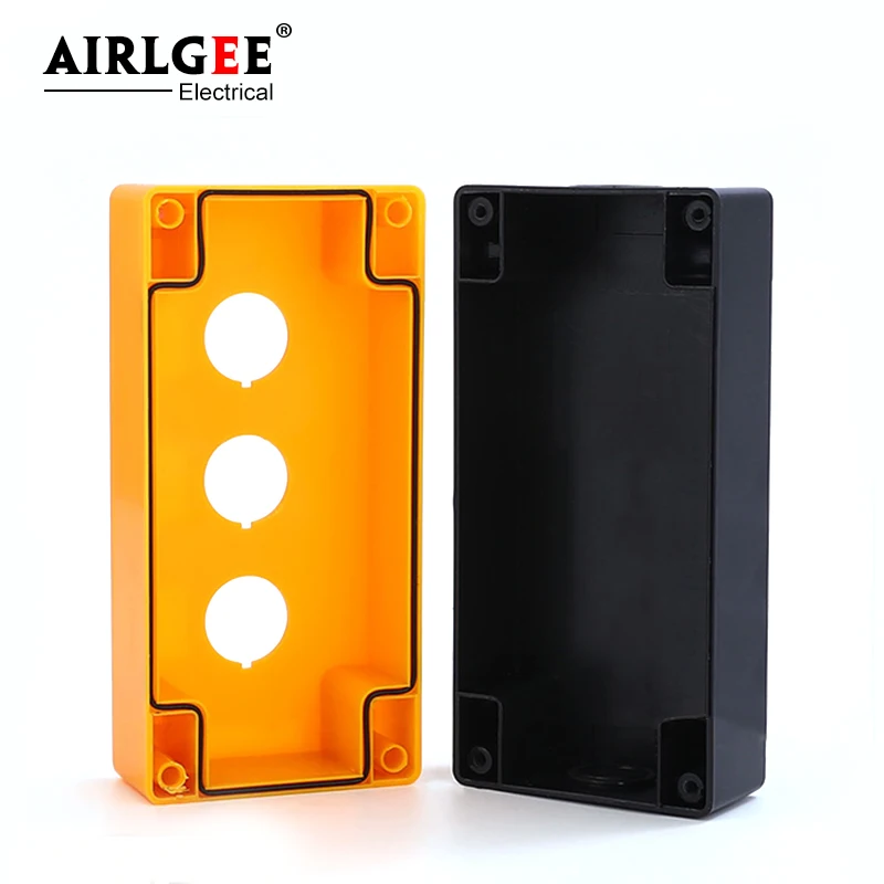 BX2 اقتصادي 22 مللي متر فتحة 12345 ثقب زر التبديل صندوق التحكم وقف الطوارئ الغبار و مقاوم للماء زر مؤشر صندوق #5