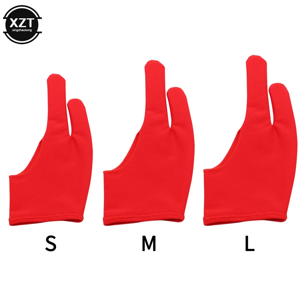 2 손가락 아티스트 장갑 그리기 태블릿 장갑 방오 그림 오른손 및 그래픽 태블릿 용 그리기 장갑 쓰기