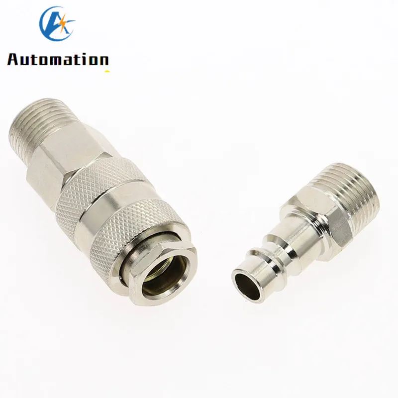 EU Type Quick Push In Connector Pneumatic Fitting High Pressure Coupler Coupling Work On Air compressor European standards