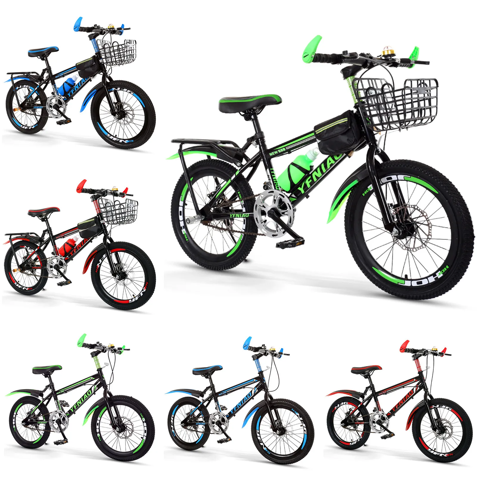 18-inch Freestyle Balance Bike Mountain Bike Fashionable Children Bicycle Non-slip Grip Balance Bike For Boys Girls