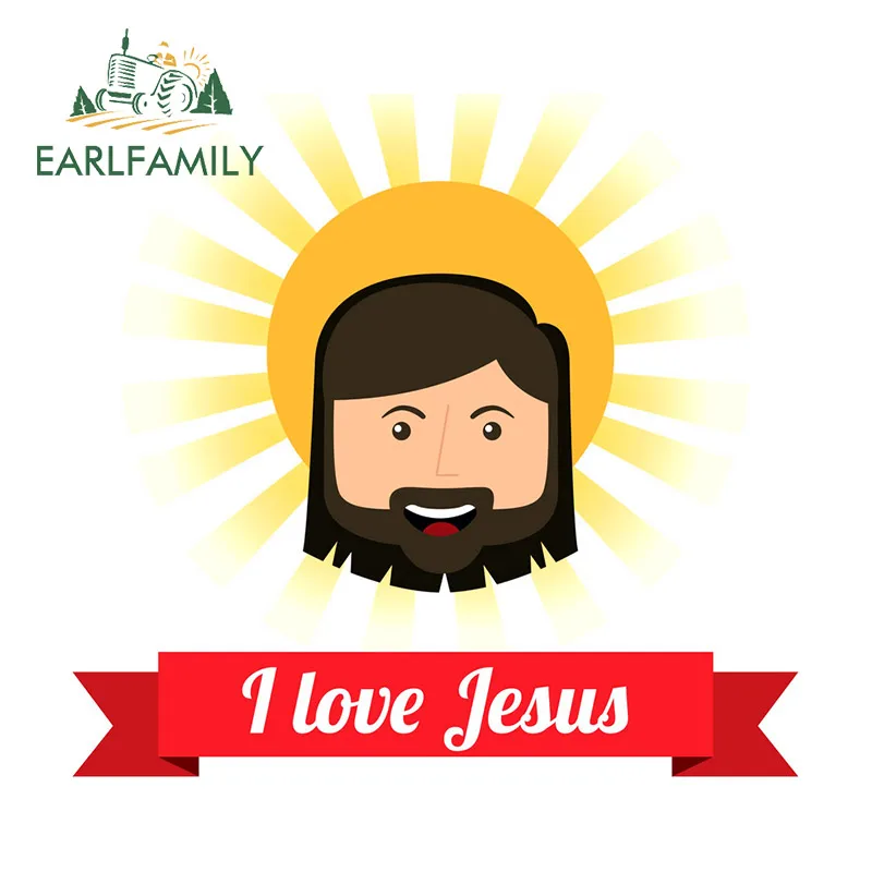 EARLFAMILY 13cm x 12.2cm for Do You Follow Jesus This Close Car Stickers Trunk Vinyl Car Wrap Decal Motorcycle Campervan Sticker