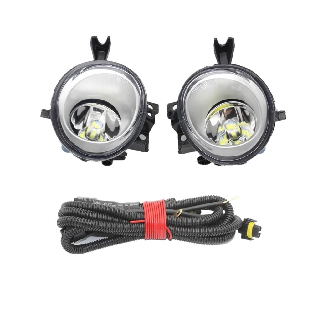 Do VW Touareg 2003 2004 2005 2006 2007 2008 2009 2010 Przednie światło przeciwmgielne LED lub zespół wiązki przewodów