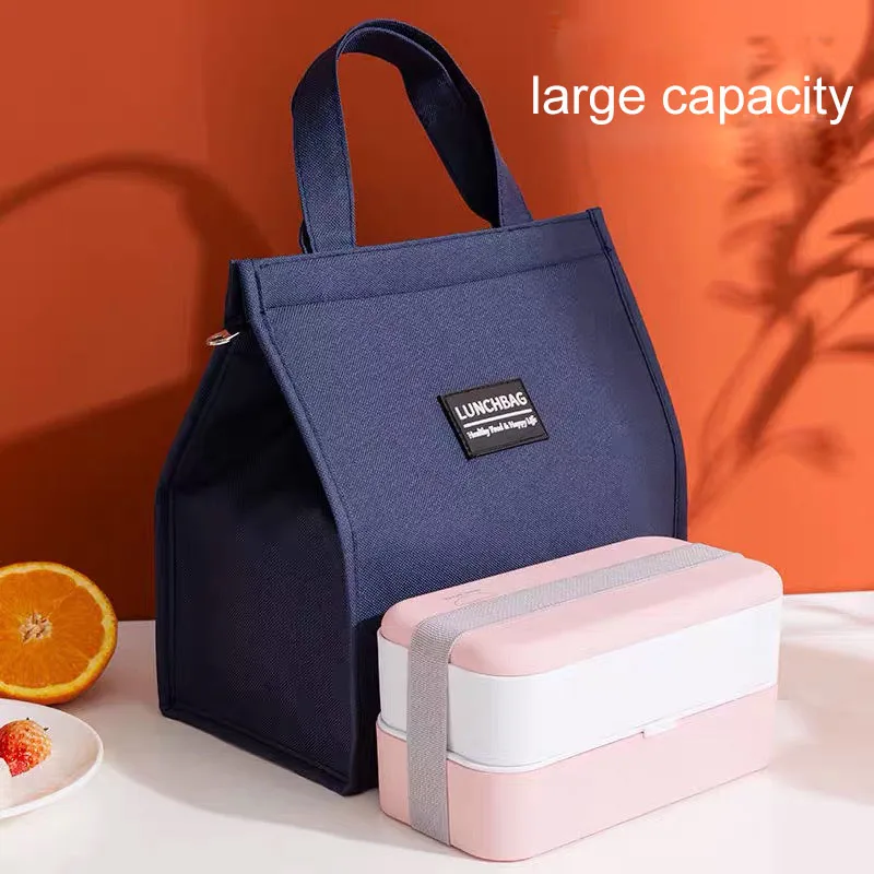 Portable Lunch Bags For Men Women Kids Luxury Thermal Insulated Sac Isotherme Lunch Box Food Container Picnic Oxford Lunch Bags