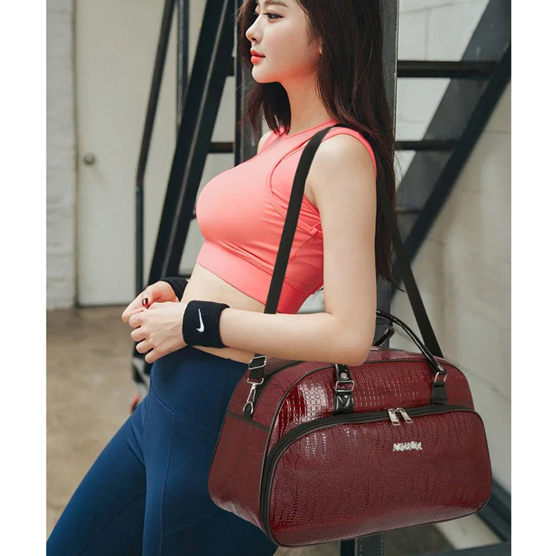 Large Capacity Travel Bags Female Handbags Ladies Chic PU Leather Stylish Crossbody Shoulder Bag For Women