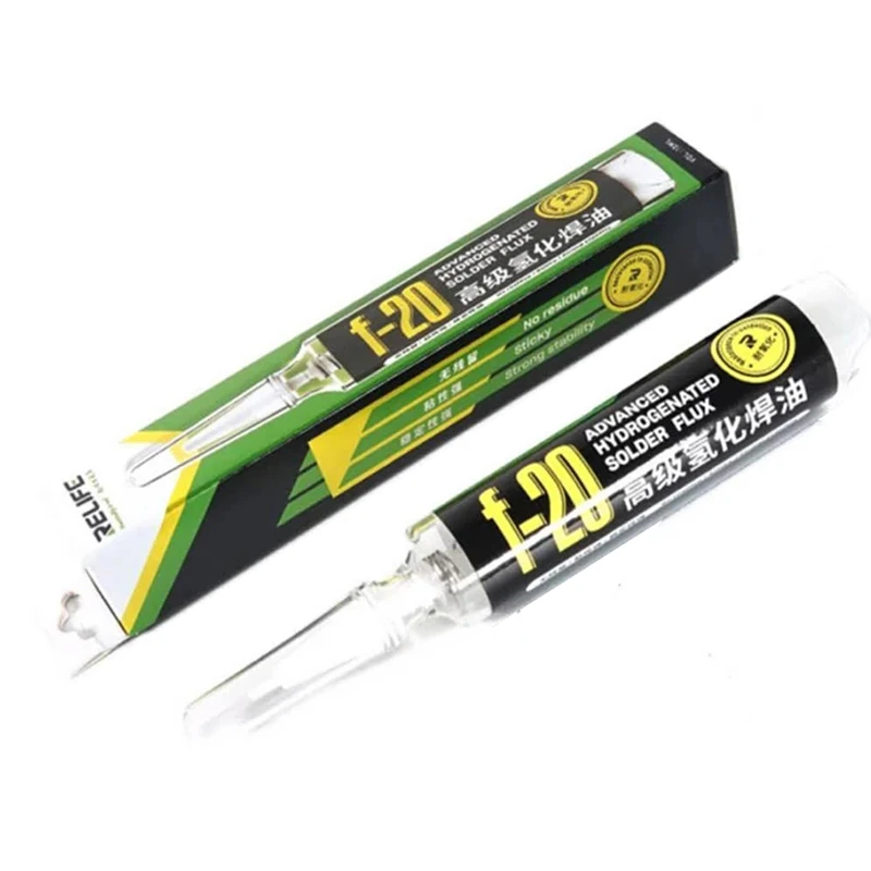 

RELIFE 10CC F-20 Solder Paste Flux Lead-Free NO-Clean SMD Soldering Flux for Mobile Phone Soldering PCB BGA SMD Rework Repair