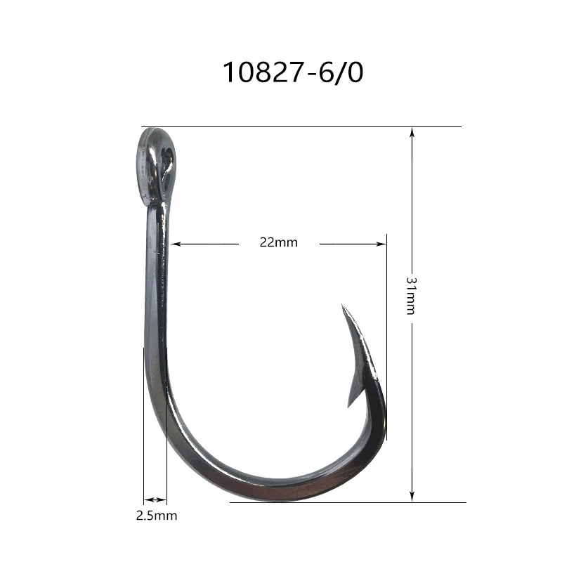 DORISEA 10827 Anzuelo Jig Assist de Acero Inoxidable Talla 4 - imagen 3
