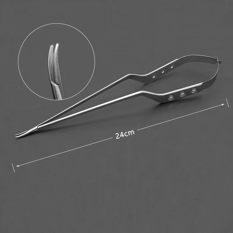 

Stainless steel gun-shaped needle holder micro needle holder micro neurosurgery equipment brain surgery equipment