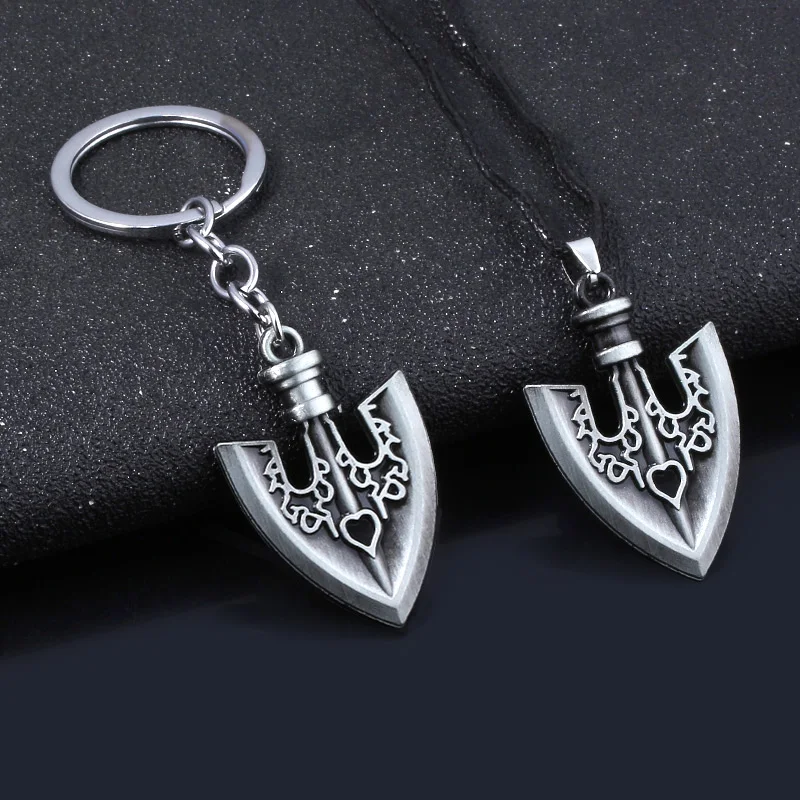 Anime JOJOS BIZARRE ADVENTURE Keychains Kujo Jotaro Arrow Metal Pendant Chain Choker Necklaces Charm Jewelry Gift