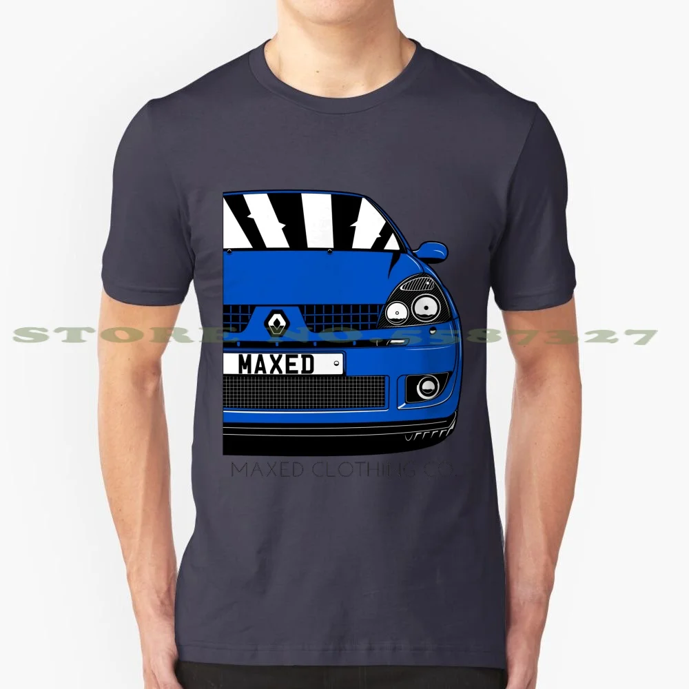 Clio 2003 100% Cotton T-Shirt Rs Hatch Hot Dacia Vehicle Classic Sleeper Vintage Brazil Europe Car Automotive Gm Psa Group Fia