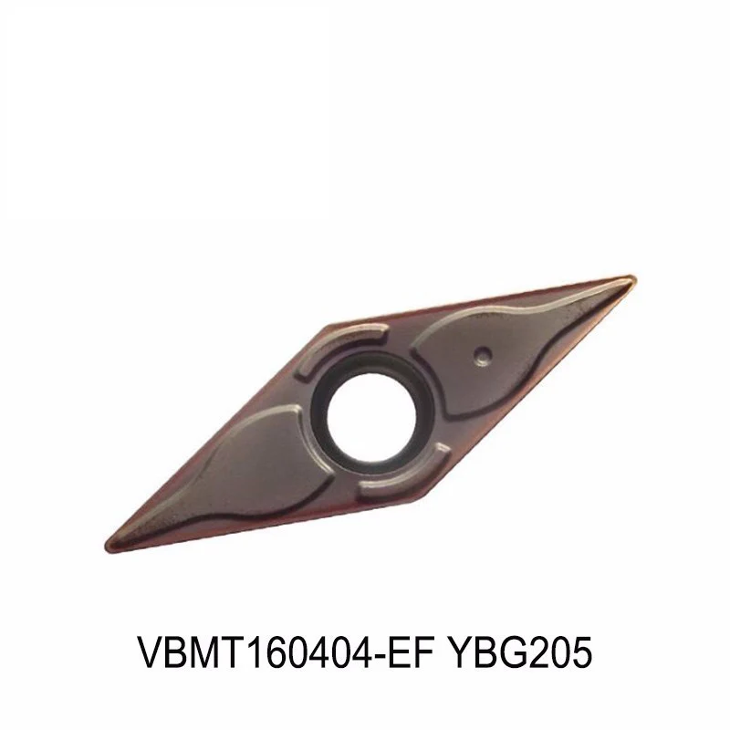 

Original VBMT VBMT160404 VBMT160408 YBG205 VBMT160404-EF YBG205 VBMT160408-EF YBG205 Carbide Inserts CNC Turning Tool Holder